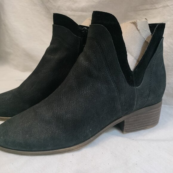 Lucky Brand Lelah Leather Bootie - Picture 1 of 15